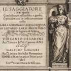 Image from the title page of Galileos Assayer (1623).